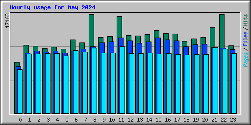 Hourly usage for May 2024